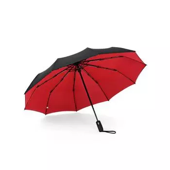 зонт для гольфа с длинной ручкой и прямым стержнем, двухслойный зонт