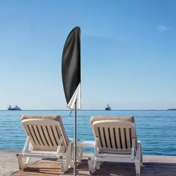 Зонт для патио, дождевик, водонепроницаемая ткань Оксфорд, регулируемый шнурок, уличный зонтик для сада, двора, рынка, защита от пыли и снега, защита от солнца A