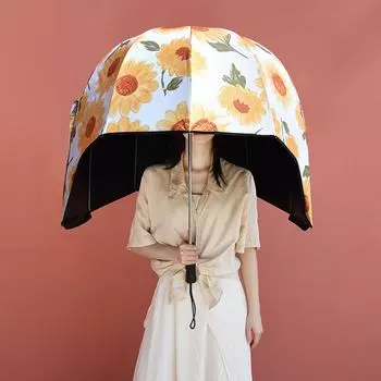 Зонт для шлема, шляпа в форме, дождевик blue синий