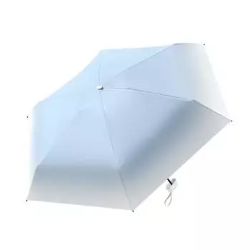 Зонт градиентного цвета, складной зонт, усиленный, утолщенный, солнечный, виниловый, студенческий, защита от солнца для девочек