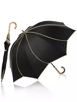 Зонт KIZAWA с УФ-лампой и длинным цветком, 5-й класс, для солнечного и дождливого жаркого дня, бамбуковое сечение 50 см x, защита, 100% блокировка,