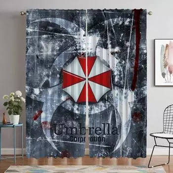 Зонт кухонные шторы для гостиной домашний интерьер шторы 2 шт тюль для спальни затемняющие шторы абажуры перегородка W60xH90cmx2pcs-CL