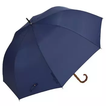 Зонт Long Jump Large Slim Cold Bamboo Durable Water Repellent 65 см, Зонт, Зонт, Размер, Мужской зонт, Ручка, Ткань, (военно-морской флот) тёмно-синий