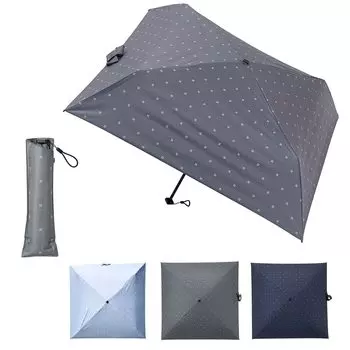 Зонт masu для солнца и квадратный складной dot 50 см легкий и супер [Moonbat] Мужской дождевик, зонт, узор, серый, [ультратонкий]