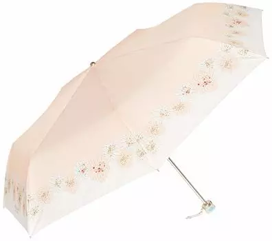Зонт MOONBAT PAUL JOE Chrysanthema Umbrella, складной зонт с логотипом, персиковый цвет, длина 55 см [Moonbat] и 21-113-10172-02-41-55, прибл. персиковый