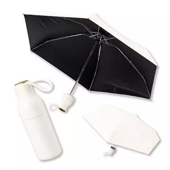 Зонт MOTTERU Compact Bottle Blackout Umbrella с защитой от ультрафиолета, полностью затемняющий зонт, складной зонт с термоизоляцией и защитой от ультрафиолета