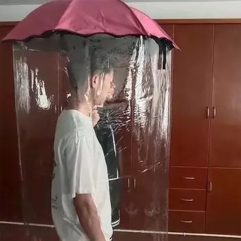 Зонт новый УФ с водонепроницаемой тканью съемный дождевик зонтик Paraguas для мужчин женщин детей брызгозащищенный