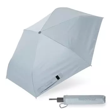 Зонт Ogawa Folding для солнечной и дождливой погоды с УФ-излучением, автоматический, не выскакивает во время дождя. В комплекте с безопасным зонтом Water Pale 18752 [2025], бледно-синий