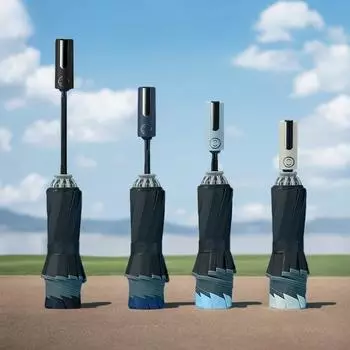 Зонт от дождя и блеска, солнцезащитный зонт, складной обратный зонт, солнцезащитный зонт, большой автоматический зонт 57/10 Rib