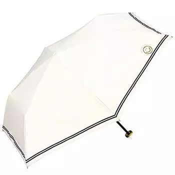 Зонт от солнца для солнечных и дождливых дней складной Shade Smiley Off 50 см wpc 801-SM01 белый
