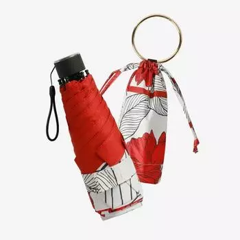 Зонт от солнца для женщин, солнцезащитный и УФ-защитный зонт, Fresh and Fresh, скидка 50%, складной зонт двойного назначения от солнца и дождя