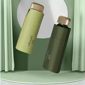 Зонт от солнца и дождя, женский плоский легкий зонт, складной зонт от солнца, мини-зонт, маленький размер