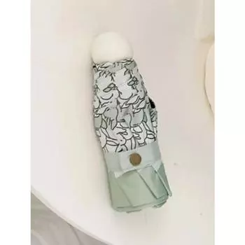 Зонт от солнца Jinjila Rabbit Sun Umbrella для женщин, защита от солнца, защита от ультрафиолета, двойное использование от солнца и дождя, автоматический