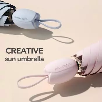 Зонт от солнца в цветочном стиле для женщин, пляжный зонтик, складной мини-УФ-зонт, ветрозащитные милые уличные зонтики, розовый