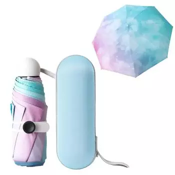 Зонт от солнца, женский УФ-зонтик, зонтики для женщин, складной зонтик, водонепроницаемый УФ-зонт для защиты от солнца, зонт с 6 костями