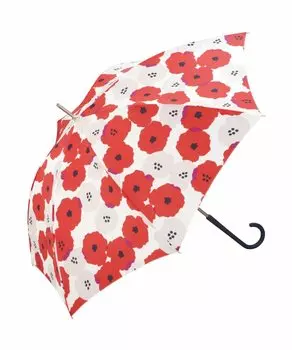 Зонт Peoni Red 58 см Солнечный или дождливый стекловолоконный длинный зонт [2022] Wpc. Женщины 5521-07