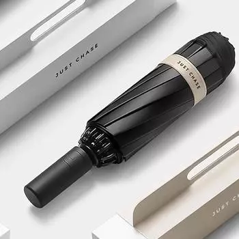 Зонт Reverse Automatic для мужчин и женщин, портативный складной зонт от солнца, зонтик с защитой от УФ-излучения, ветрозащитный зонт тёмно-синий