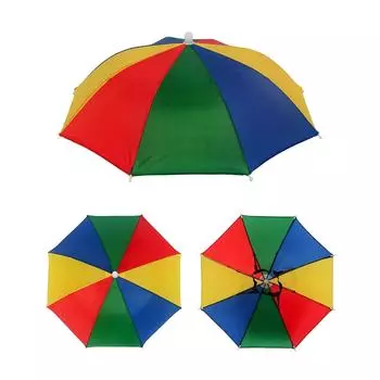 Зонт рыболовная шляпа уличный складной солнечный зонт для детей One Size