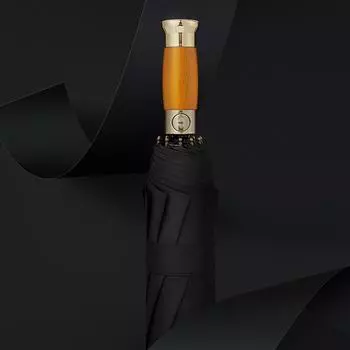 Зонт с ручкой из цельного дерева Солнцезащитный зонт Солнцезащитный крем и защита от ультрафиолета Зонт премиум-класса