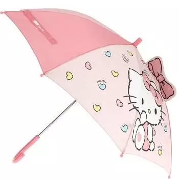 Зонт Sanrio Hello Kitty 53 Ribbon 3D Hologram Umbrella LUHKU10039, популярный персонаж в Корее