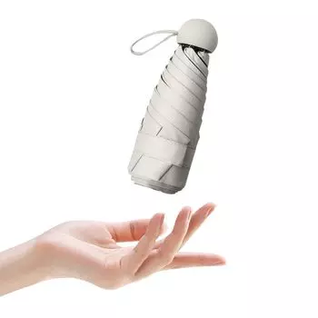 Зонт SENUN складной легкий полностью тепловой УФ УФ 6 зонт ручной дождливый сезон для солнечной и дождливой супер водный складной белый зонт, белый