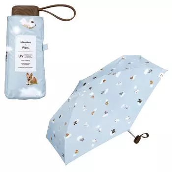 Зонт складной Flying Dog x Flying Blackout One Brera Mini Saxophone Защита от ультрафиолета как для солнечной, так и для дождливой погоды Основная спица 47 см Дамы и собаки
