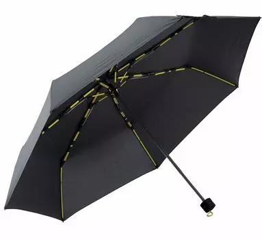 Зонт складной MABU ручной Nano Water High Water High M EVO Close Noir Black Large Rib 60 см Диаметр 101 см Зонт стильный популярный зонт-зонтик