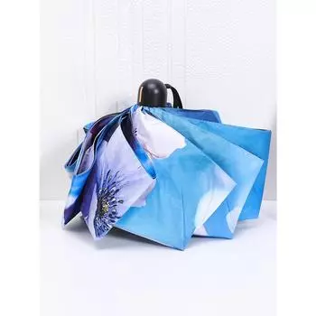 Зонт Sunny Umbrella Защита от солнца, Защита от ультрафиолета, Складная защита от солнца, Компактный двухсторонний двойной зонт с цветком для защиты от солнца