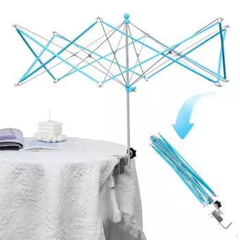 Зонт Swift Yarn Winder Knitting Tool Accs Thread Winding Machine Crafts Sturdy Manual Wool синий