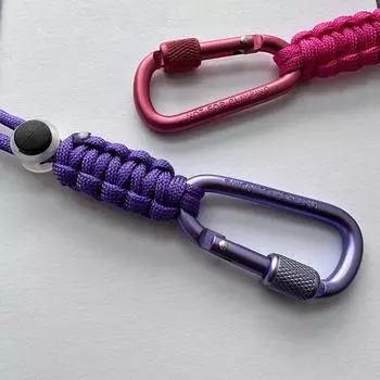 Зонт веревка плетеная пряжка для бутылки с водой металлический крючок портативный шнур для напитков альпинистский рюкзак замок с ключом быстрая подвеска EDC чёрный