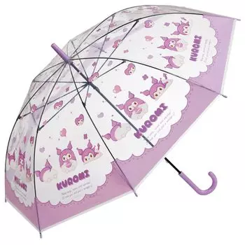 Зонт виниловый Skater длинный зонт 60 см Kuromi Funyumaru Sanrio UBV1N-A