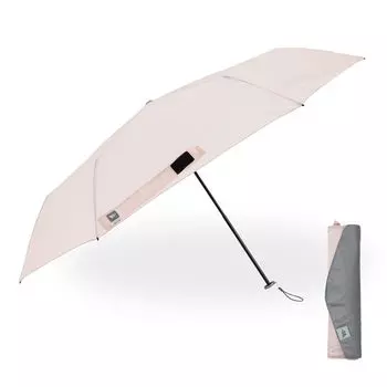 Зонт женский складной Ogawa Super Hand Open Zero and Nano Carbon Storage Safety 6 52334, легкий, водоотталкивающий, тип, 55 см, 143 г, оранжевый