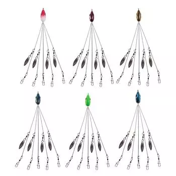 Зонтик, рыболовная приманка, набор головок для снаряжения Alabama, наживка для плавания, рыболовные снасти для гольяна, AU 3#