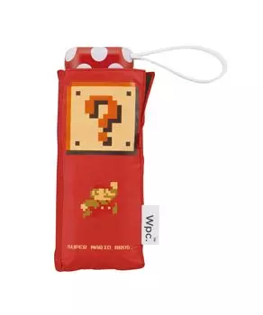 Зонтик Tiny Super Mario Brothers Red затенение УФ-фильтр как солнце и складной для поездок на работу или для Nintendo [2025] Wpc. (Марио) 100% ставка/100%