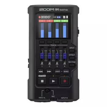 ZOOM 32-битный плавающий аудио совместимый 4-дорожечный портативный многодорожечный рекордер выпущен в 2023 году R4