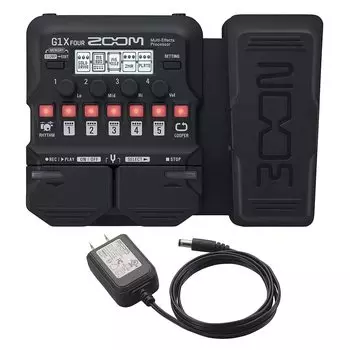 ZOOM G1X FOUR подлинный AC для гитары / -С адаптером-Мультиэффектор
