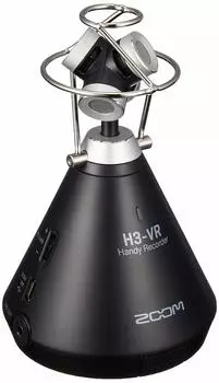 ZOOM Zoom Handy Recorder Black Binaural VR Пространственное аудио Всенаправленная запись звука WEB-конференция Микрофон Видеоконференция ASMR H3-VR 360