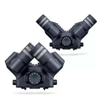 Zoom Zoom стереомикрофонный капсульный метод Xy Ab для H8q8n 4k черный Xah 8