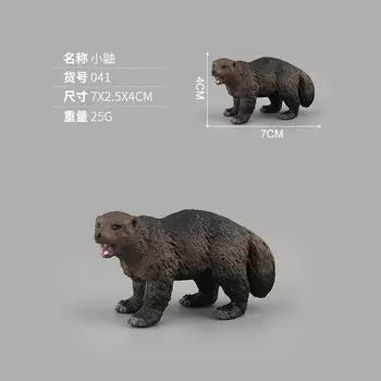 Зоопарк Модель дикой природы Симуляция Животное Игрушка Природа Дикий кабан Страус Орангутан Животная модель