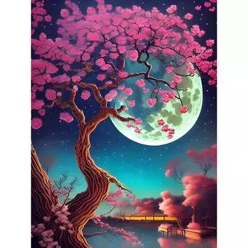 ZOOYA алмазная живопись DIY комплект пейзажная картина полная круглая дрель мозаичные картины с деревом вышивка домашний декор
