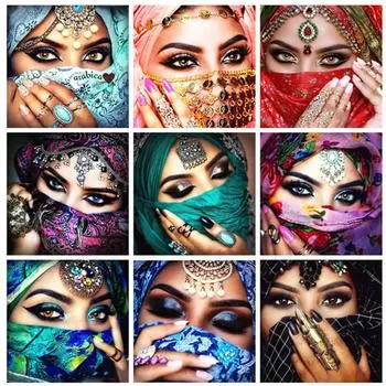 ZOOYA алмазная живопись женщина вышивка крестиком Алмазная художественная вышивка портрет полная дрель квадратный домашний декор рукоделие Стразы