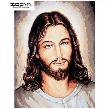 ЗООЯ DIY 3D Алмазная картина Иисус Вышивка Крестом Ремесло Стежок Домашний декор
