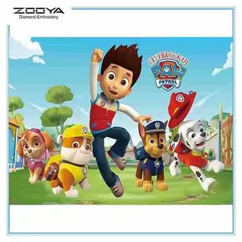 ЗООЯ DIY 3D Алмазная картина Мальчик Вышивка Крестом Ремесло Стежок Домашний Декор