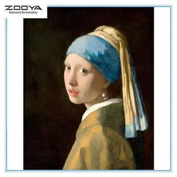 ZOOYA DIY 3D Алмазная картина маслом женщина вышивка крестом ремесло стежок домашний декор