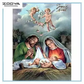 ZOOYA DIY 3D Алмазная вышивка Крестом Ремесло Стежок Домашний декор Религия
