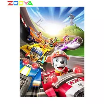 ZOOYA Full Drill 3D DIY Алмазная картина Мультфильм Алмазная вышивка Аниме Картина Стразы Домашний декор