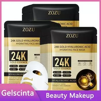 ZOZU 24k Увлажняющая и питательная золотая увлажняющая маска с гиалуроновой кислотой