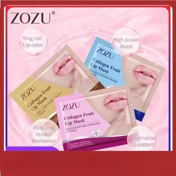 ZOZU Collagen Crystal Lip Mask Маска для губ с мембраной для губ honey peach