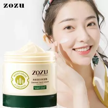 ZOZU Увлажняющий крем с овсянкой и протеином Нежное очищение Увлажняющий и увлажняющий крем для лица Гладкий и питательный крем-лосьон 140g