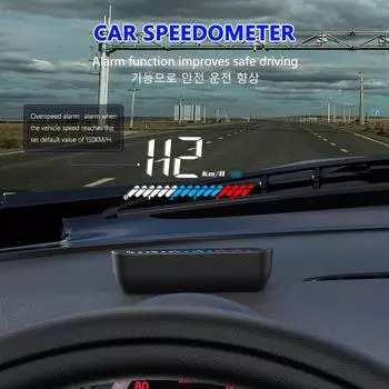ZQKJ M7 OBD2 GPS HUD Проектор на лобовое стекло Автомобильный цифровой спидометр Датчики температуры воды Авто подходит для всех автомобилей
